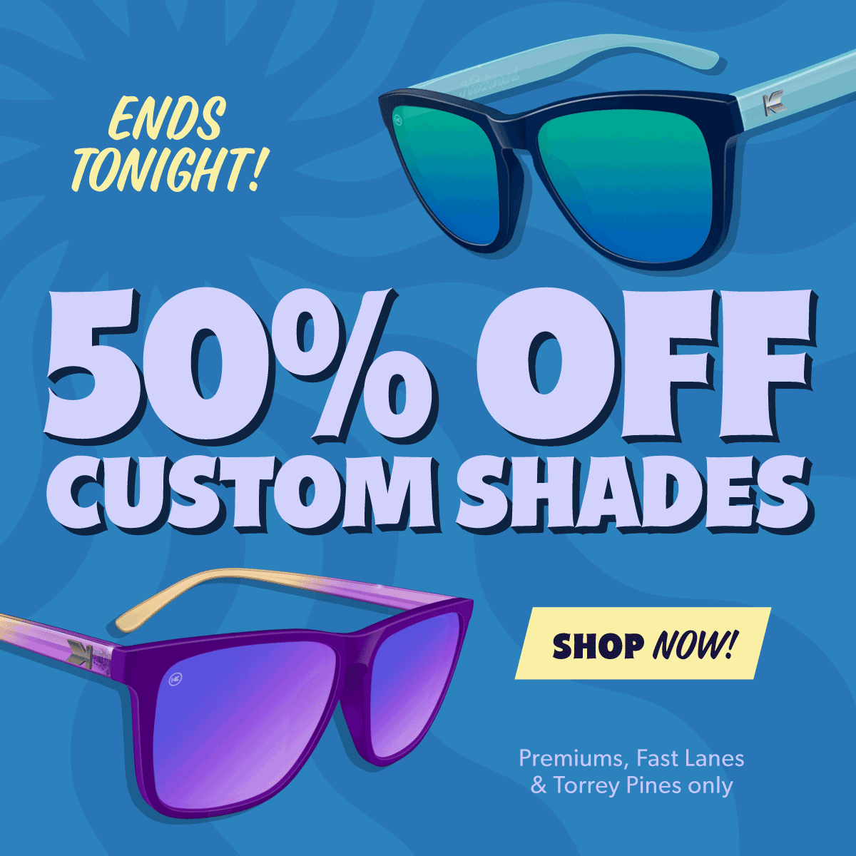 Designyourown custom shades 50 OFF! Knockaround